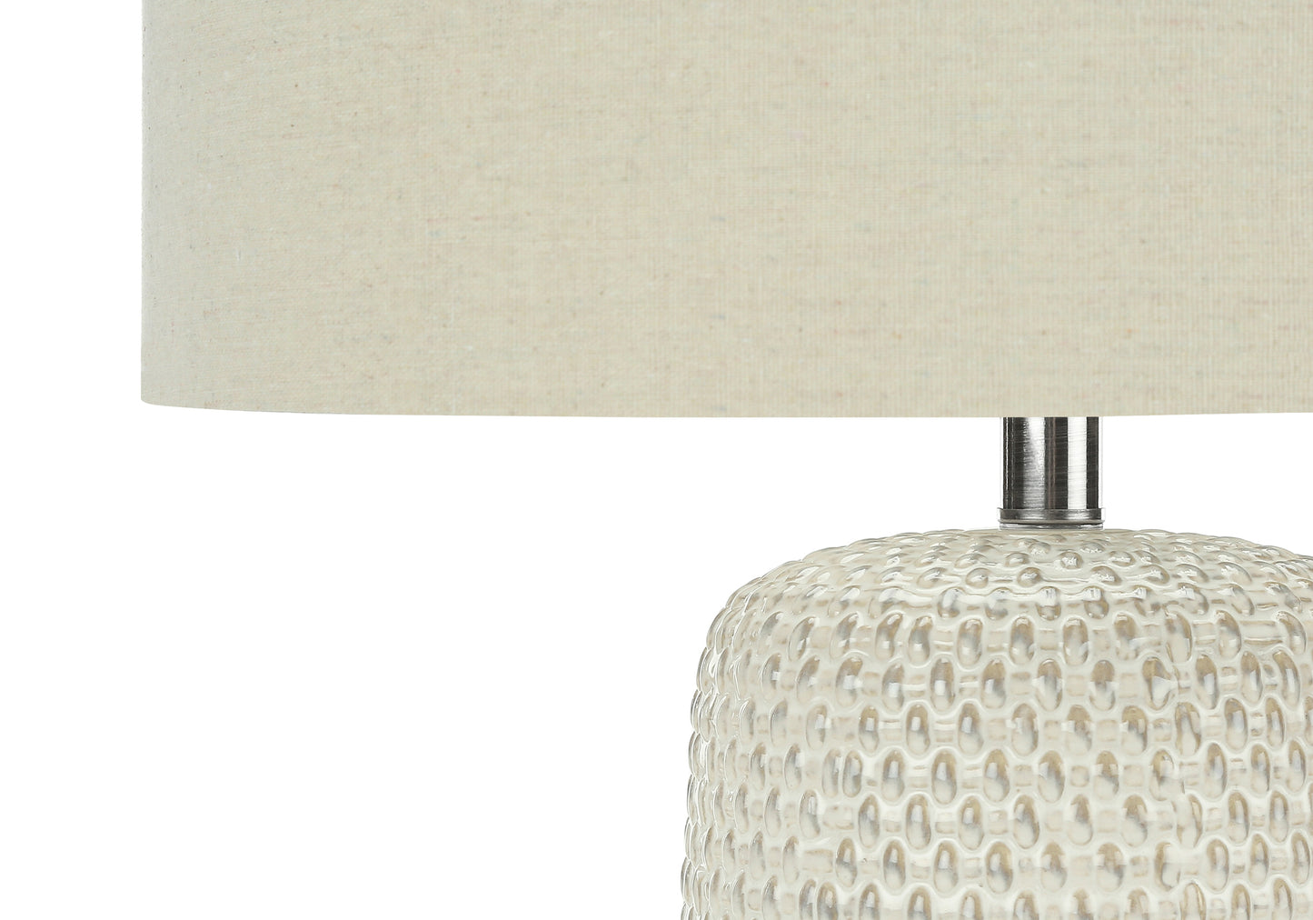 Lighting, 31"h, Table Lamp, Cream Ceramic, Beige Shade, Contemporary