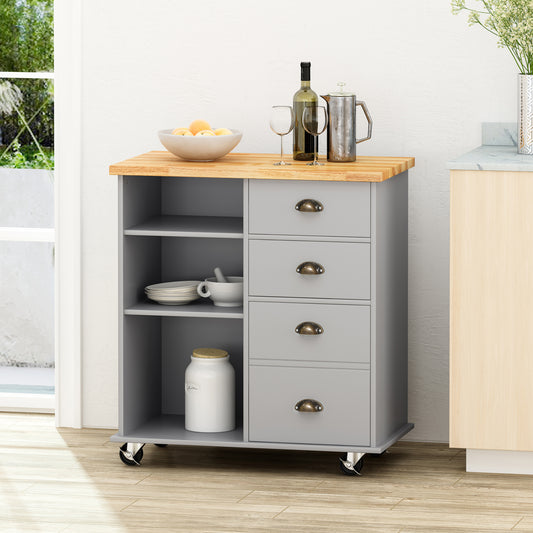 PROVENCE KITCHEN CART WITH 2 DRAWERS+1 DOOR