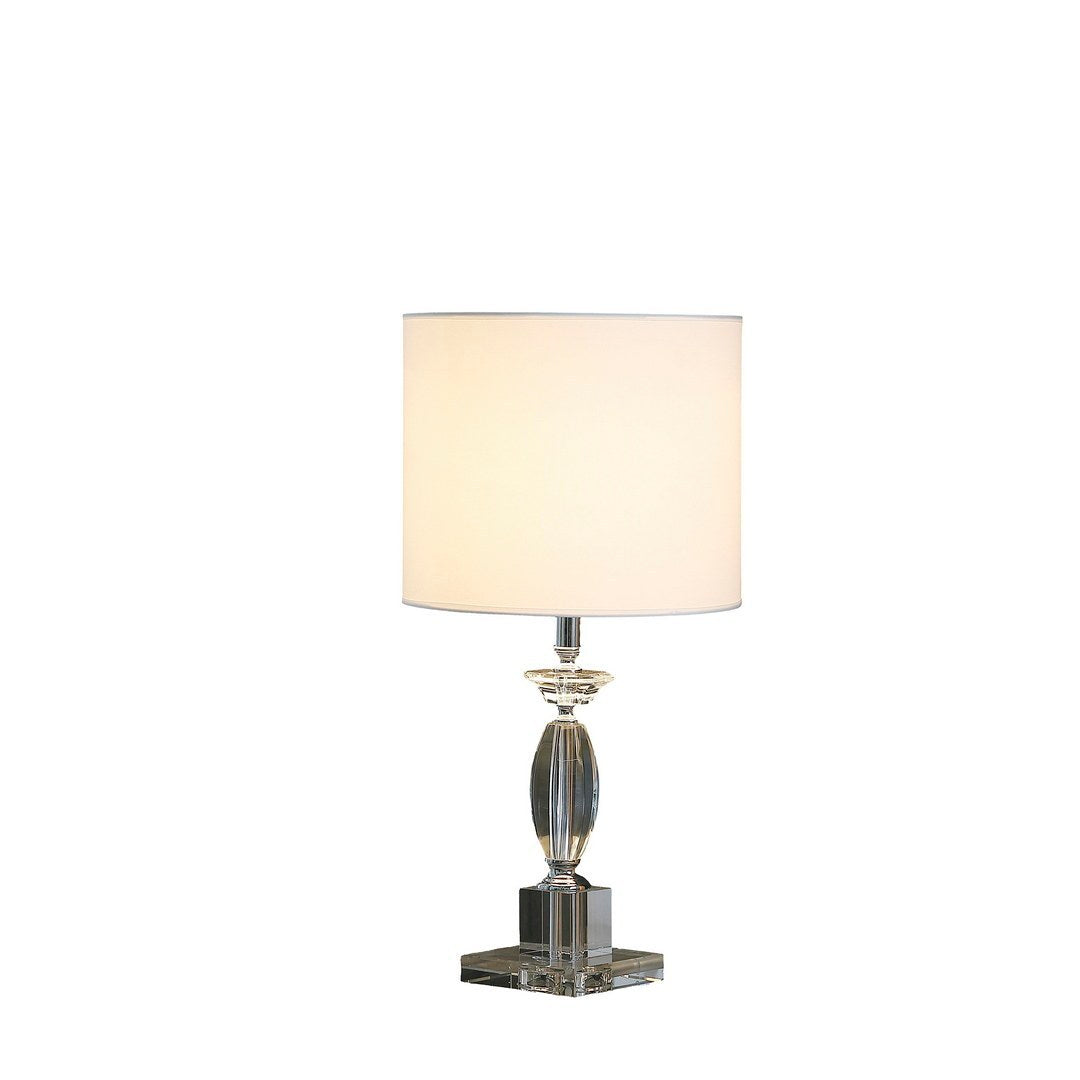 23.25" In Emmil Cut Crystal Modern Table Lamp