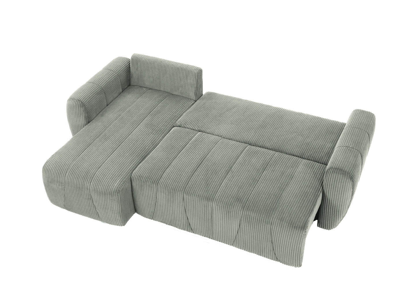 Convertible Sectional Sofa Couch,  Modern Fabric 3 Seater L-Shaped Couch for Living Room, Apartment, Office, Small Space