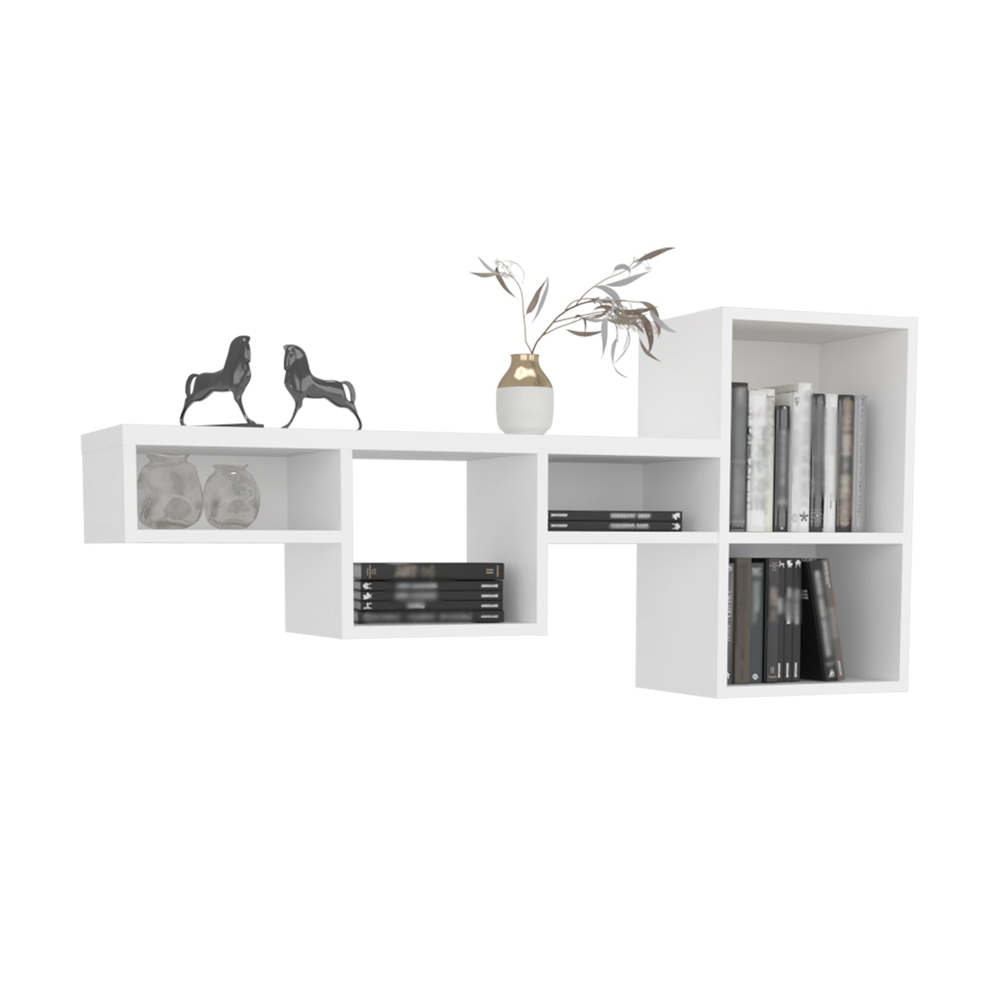Shelf 22" H, 7 Shelves, White