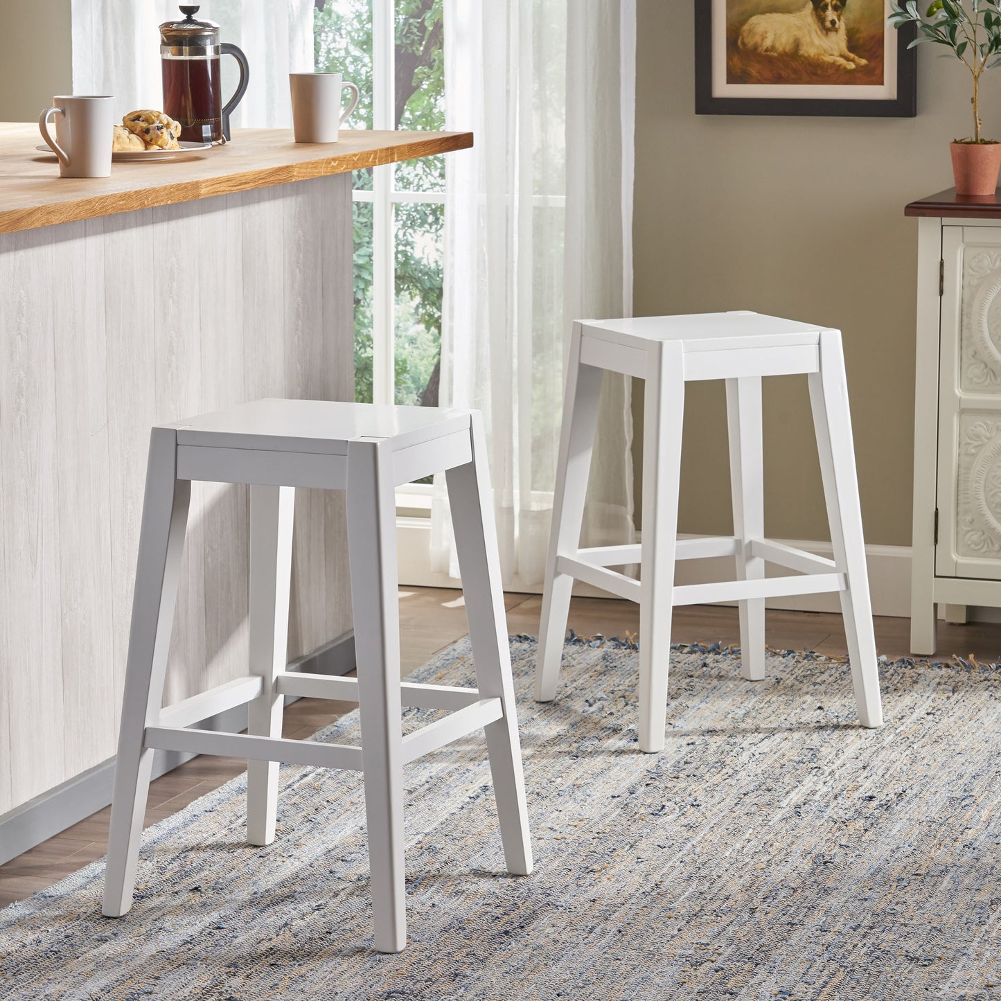 COUNTER STOOL( SET OF 2 )