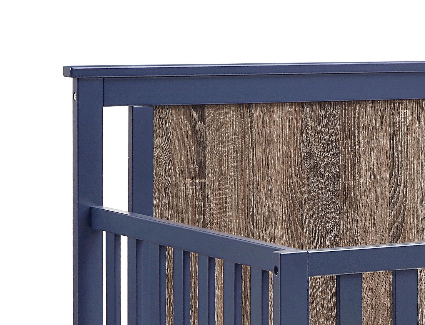 Connelly 4-in-1 Convertible Crib Midnight Blue/Vintage Walnut