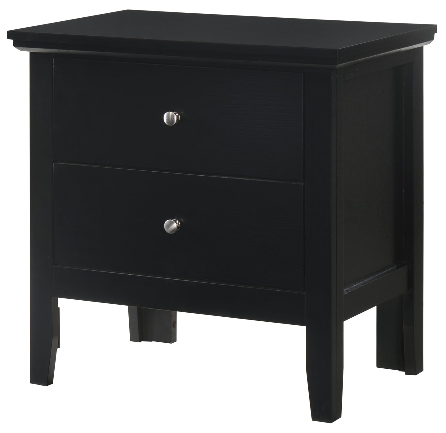 Stylish Transitional Black Nightstand