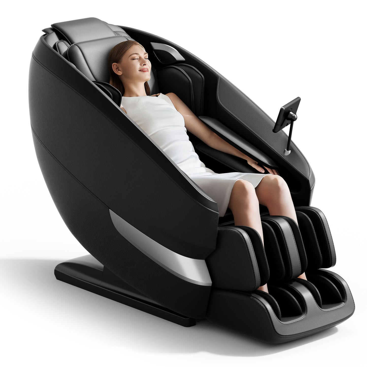 Massage Chair Full Body, Shiatsu Massage Chair Recliner with Airbag Massage, LCD Touch Screen, Lower Back and Calf Heating, Customizable Features and Zero Gravity Modes (Black)