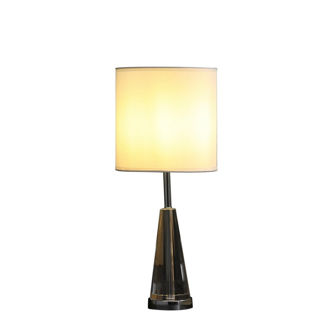 21.5" In Elli Prism Cone Shape Crystal Table Lamp