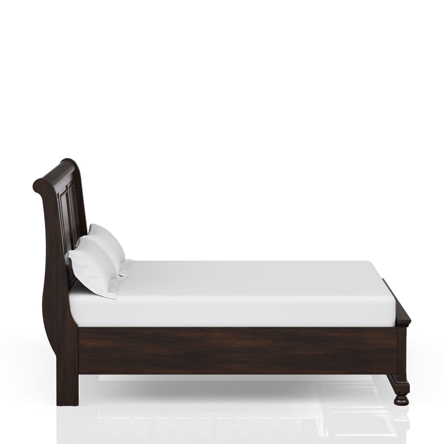 Dark Cherry Queen Storage Bed