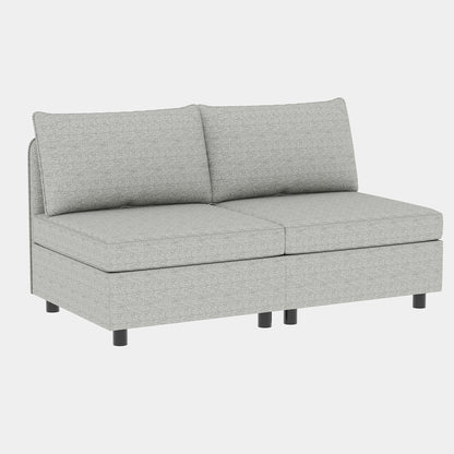 Modular Sectional Sofa, Convertible Sofa Seat With Storage, Sleeper Sectional Sofa Set, Fabric Flexible Modular Combinations for Living Room