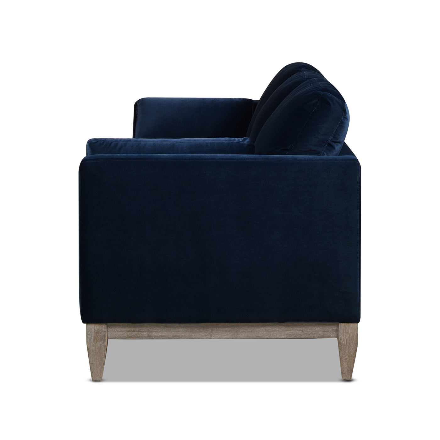 Knox 84" Modern Farmhouse Sofa, Dark Navy Blue Performance Velvet