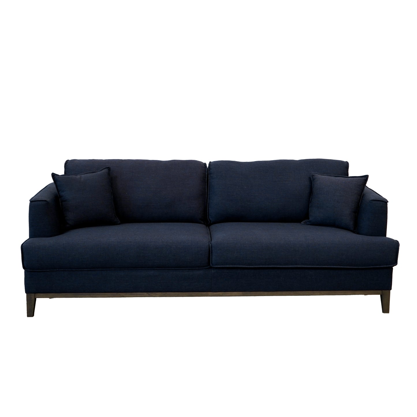 Aspen Navy Linen Sofa