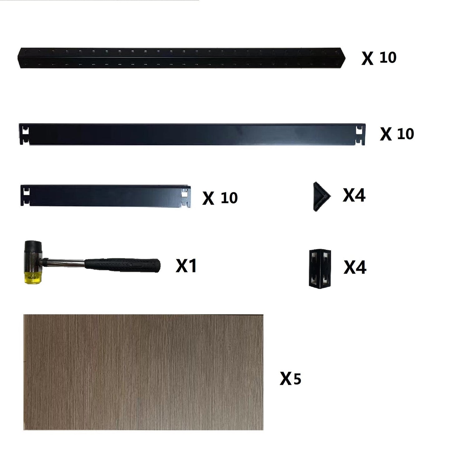 Storage Shelves -  5 Tier Adjustable Garage Storage Shelving, Heavy Duty Metal Storage Utility Rack Shelf Unit for Warehouse Pantry Closet Kitchen, 35.4" x 15.7" x 70.8", Black