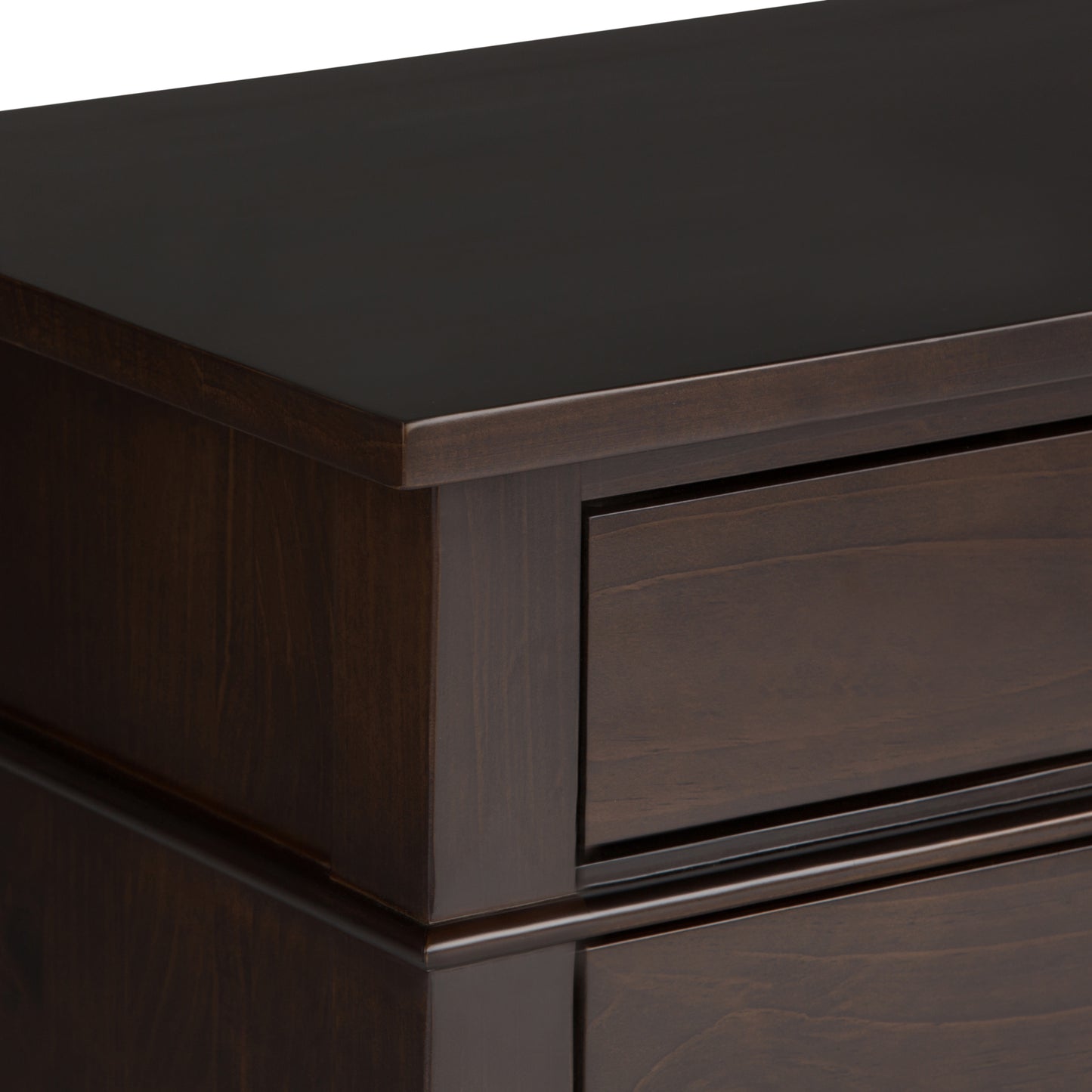 Carlton - Bedside Table - Dark Tobacco Brown