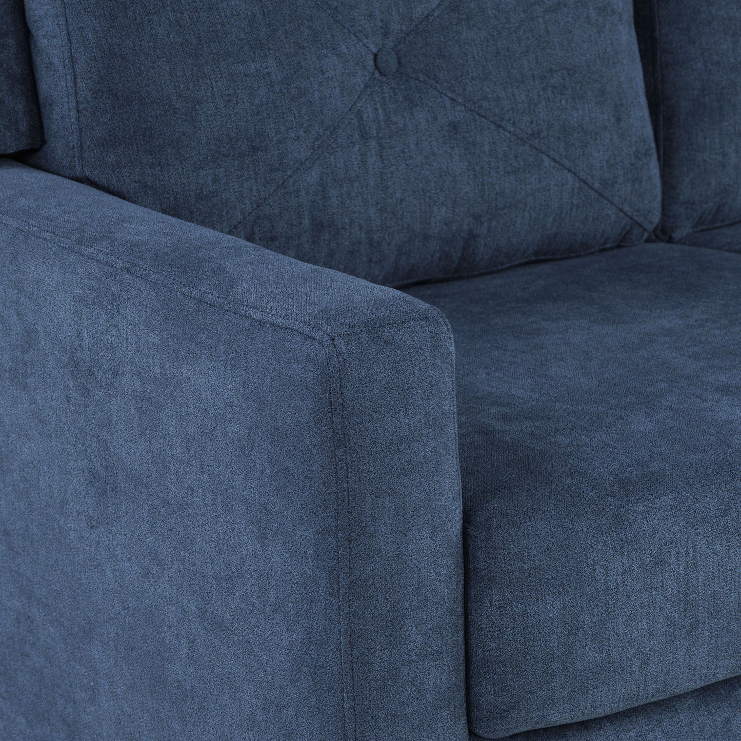 Horatio Navy Chenille 3 Seater Sofa