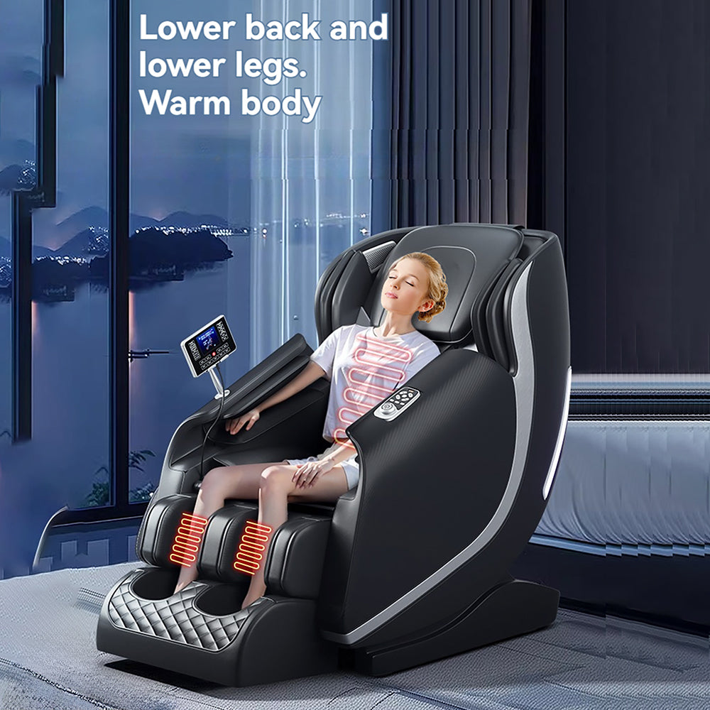 Massage Chair Zero Gravity Full Body Airbags,Bluetooth Speaker,Shiatsu Foot Massage