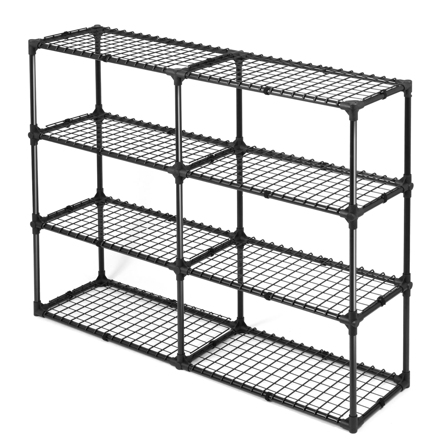 4-SHELF WIRE RACK WITH COVER(2PACK)