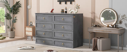 Queen Murphy Bed with Large Drawers,Gray