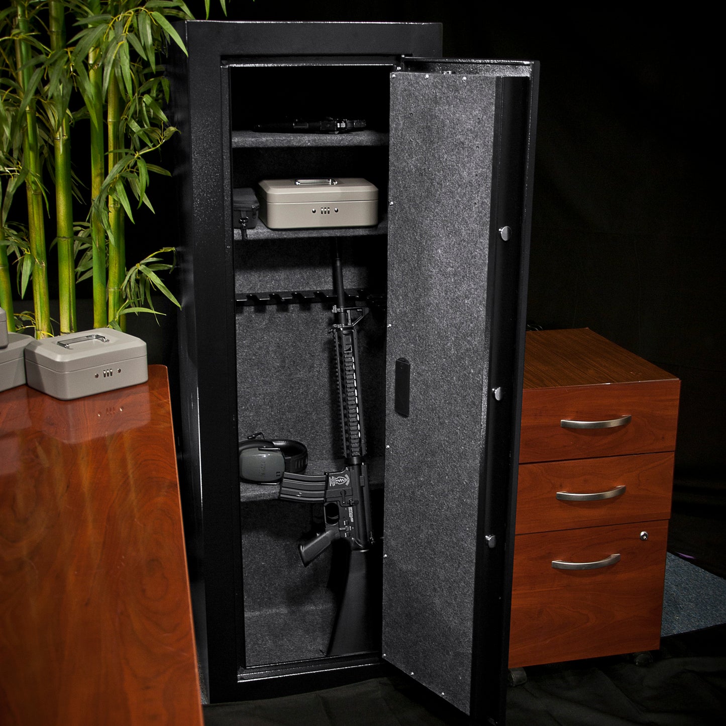 9.33 CUBIC FT TALL BIOMETRIC RIFLE SAFE