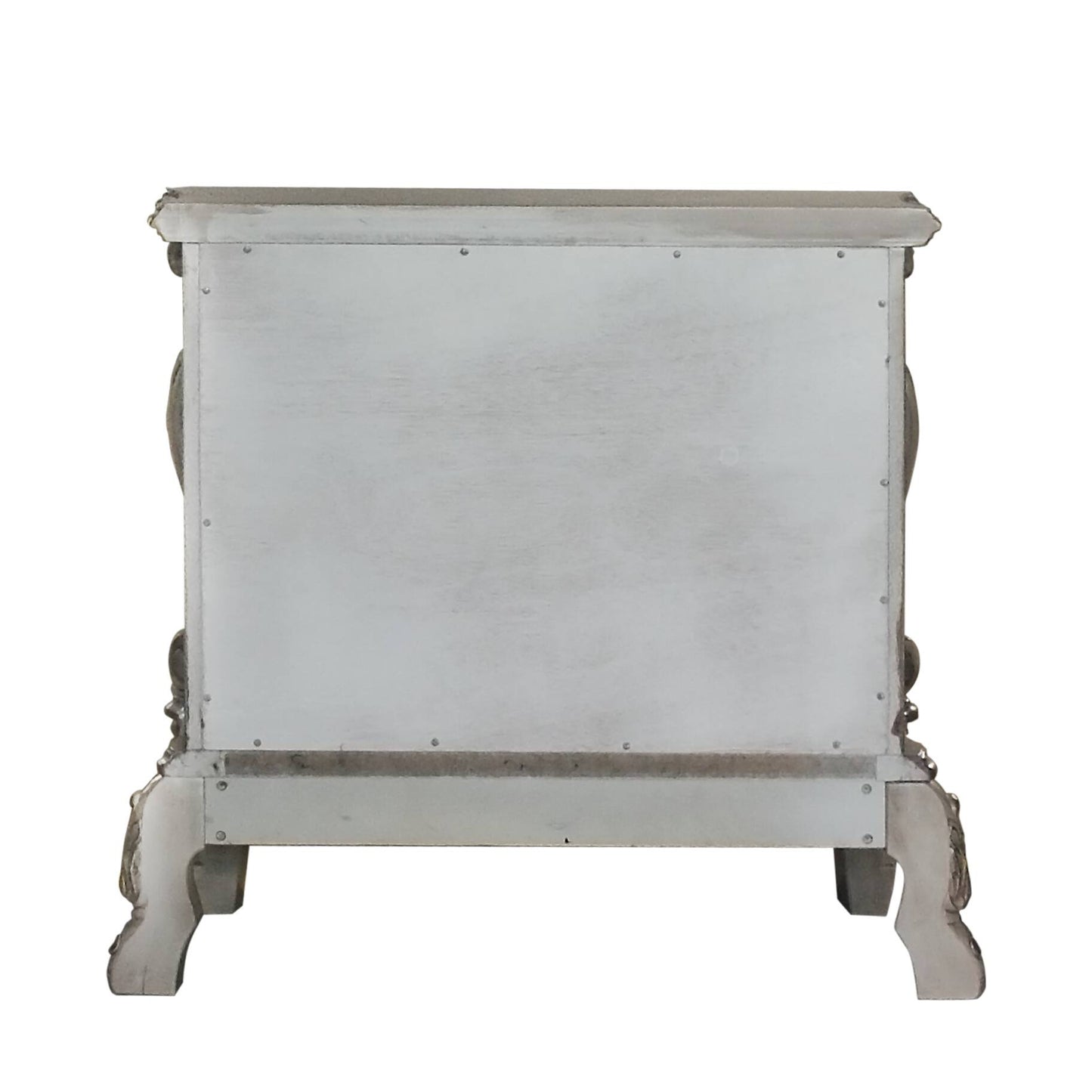 Vintage Bone White 2-Drawer Nightstand