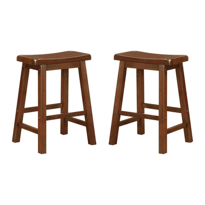 Chestnut Counter Height Stools (Set of 2)