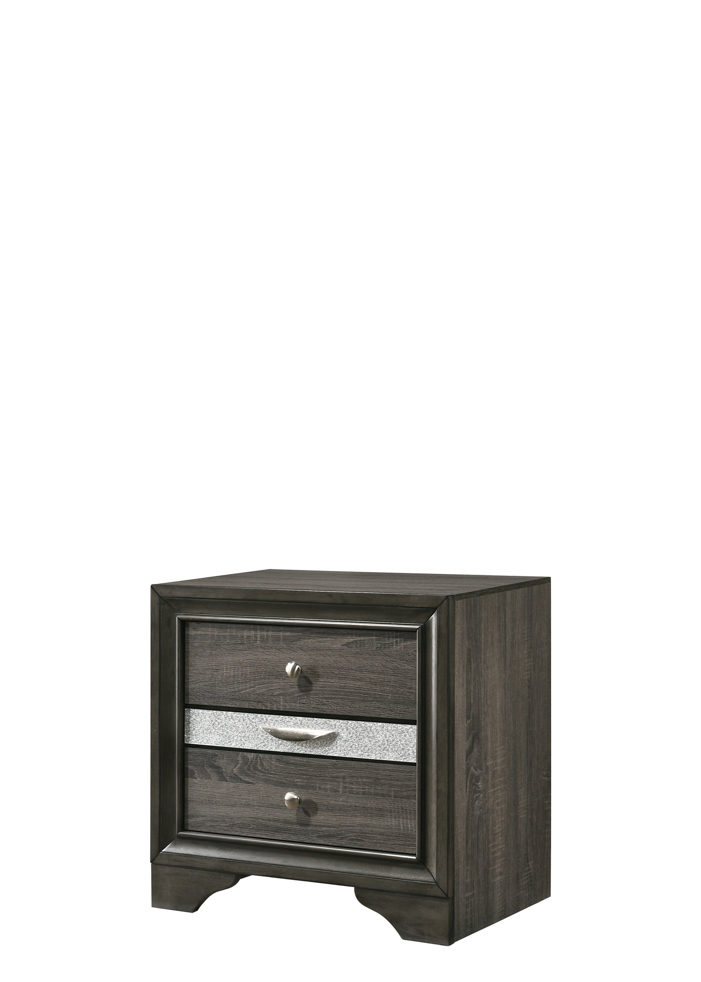 Naima Gray Finish Nightstand