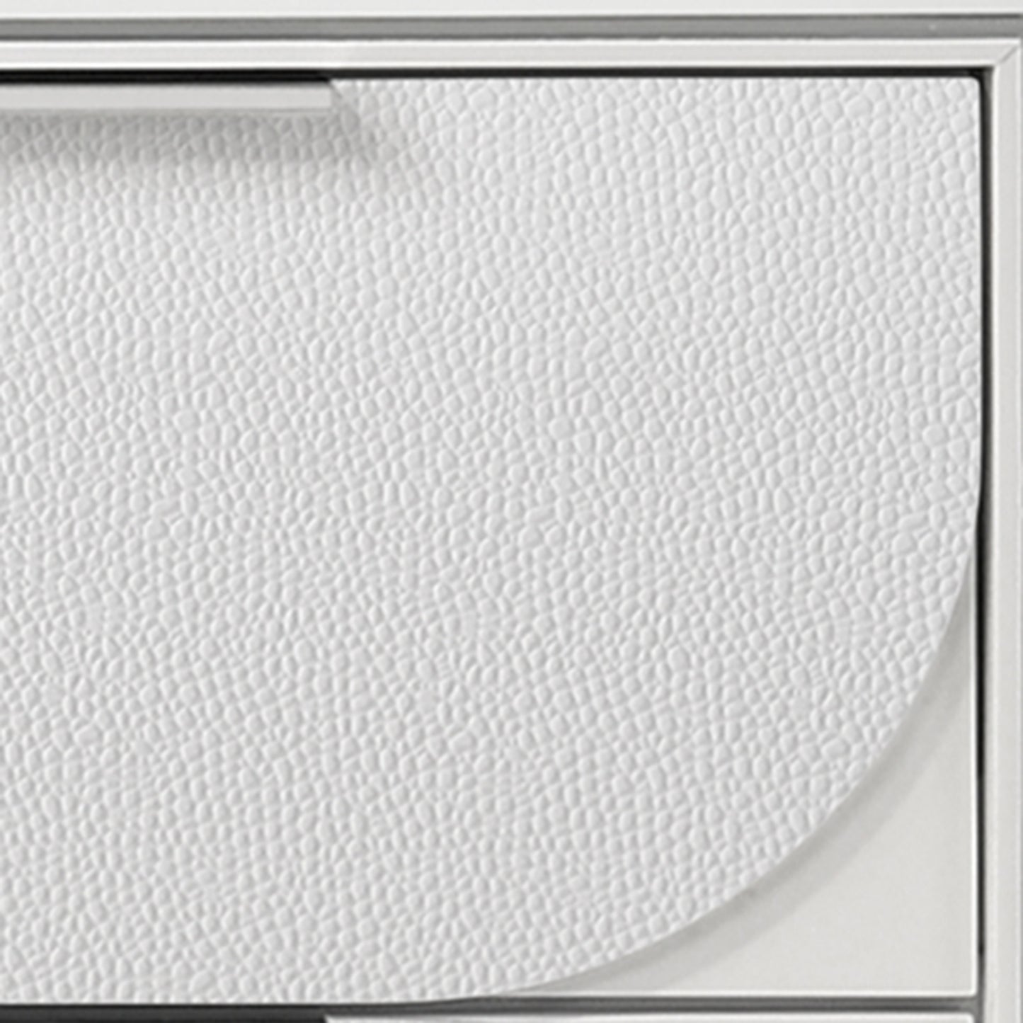 Tarian Pearl White Finish Nightstand