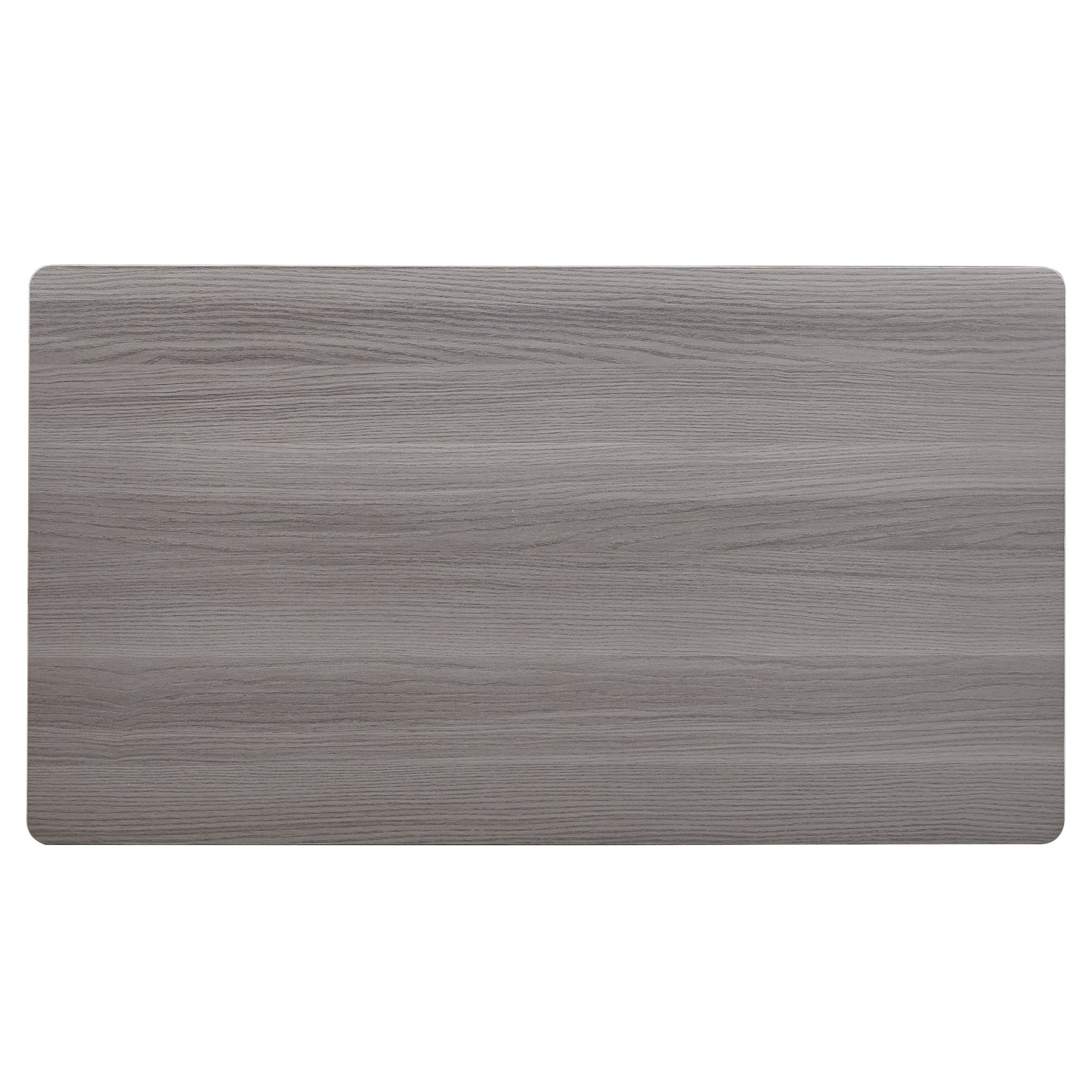 Modern minimalist gray wood grain double layered rectangular coffee table,tea table.MDF material is more durable,Suitable for living room, bedroom, and study room.19.6"*35.4"*16.5" CT-16