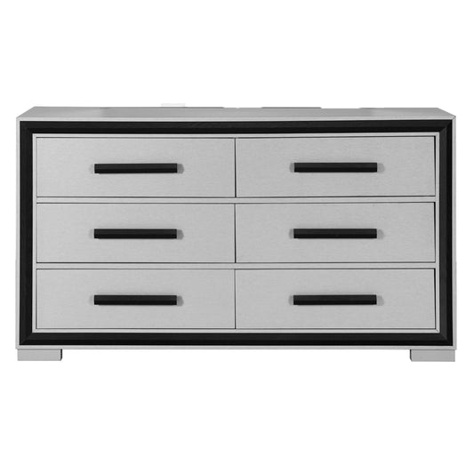 ADELAIDE GREY BLACK DRESSER