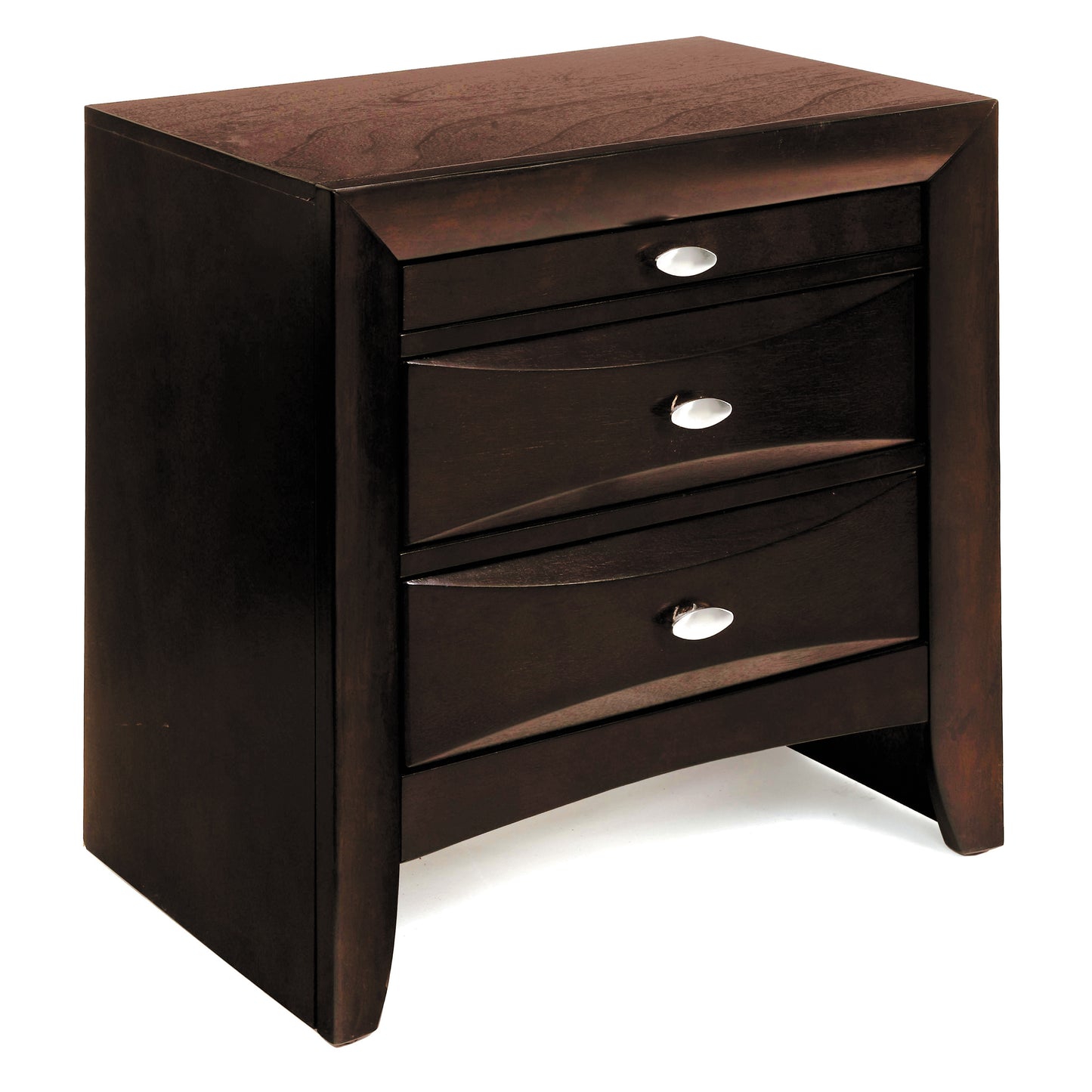Espresso 2-drawer Nightstand
