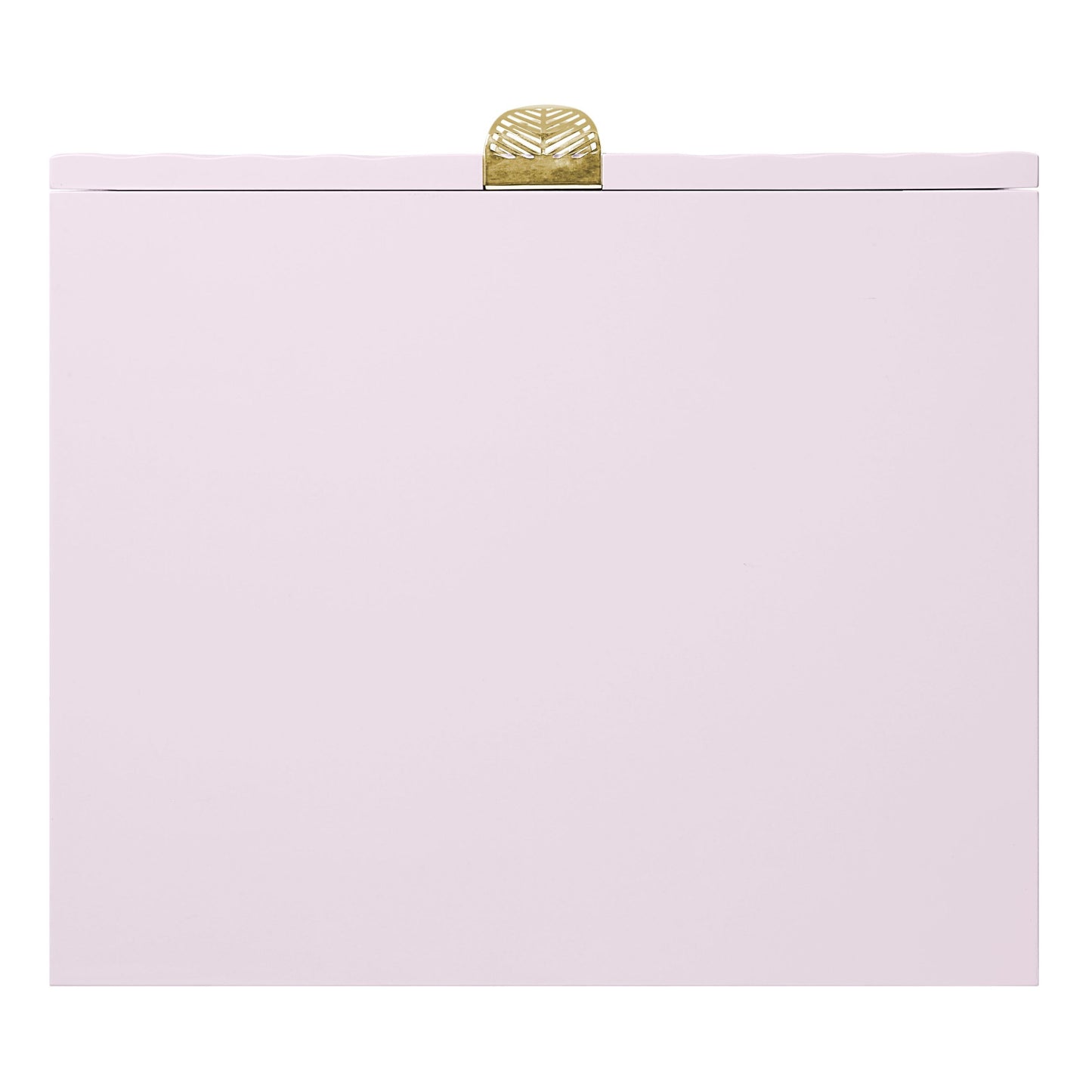 Pink High Gloss 2-Drawer Nightstand